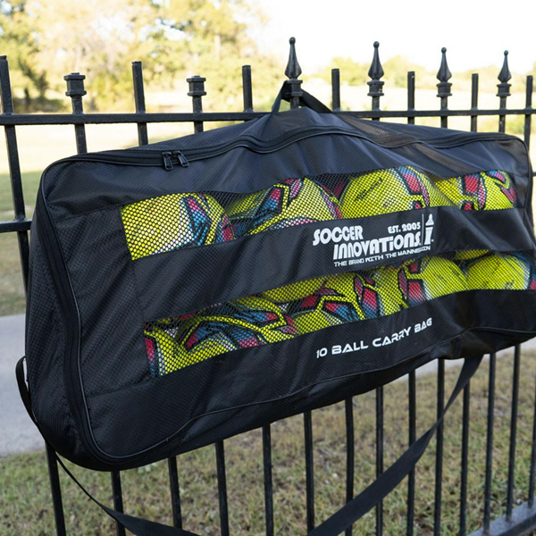 10 Ball Carry Bag on the Fence - Left