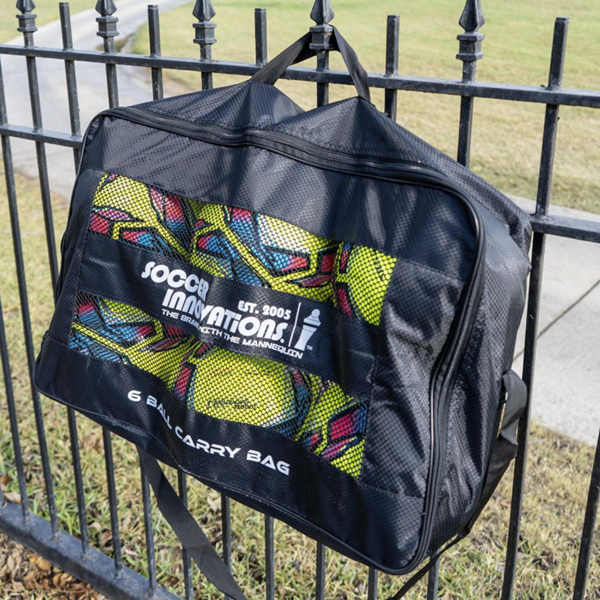 6 Ball Carry Bag on the Fence