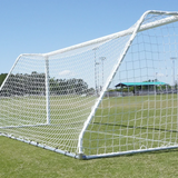 Pevo 6x12 Channel Soccer Goal - Rear Angle View