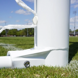 Pevo 6x12 Channel Soccer Goal - Front Bottom Casting