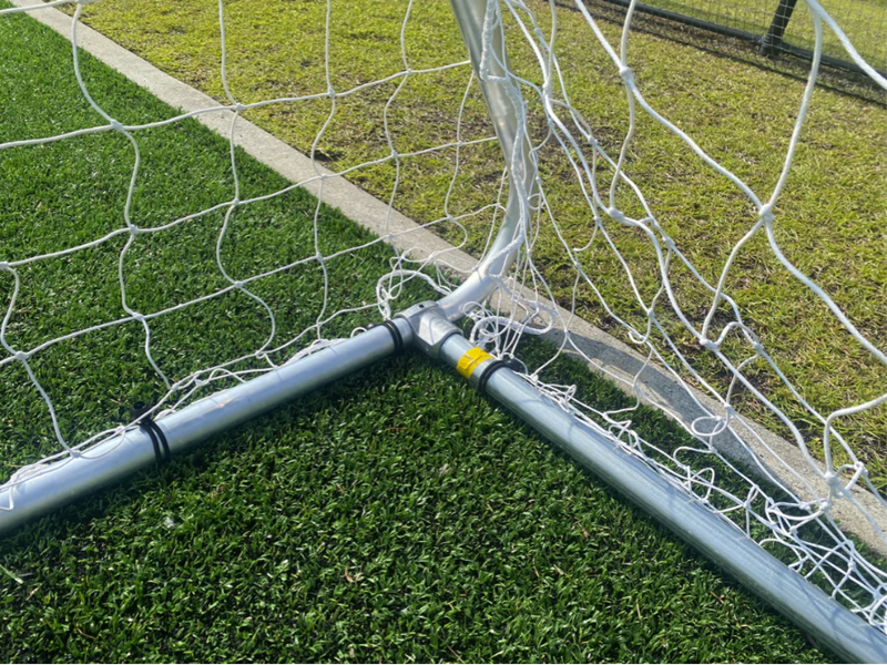 6x12 Small Youth Soccer Goals - Rear Bottom Corner