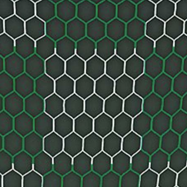 Two Tone 3mm Hex Soccer Nets - Green and White