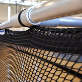 Raised Retractable Batting Cages -  Ceiling Suspended,  Tubing & Netting