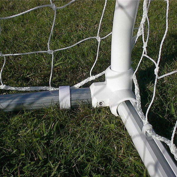 PEVO 6x18 Channel Soccer Goal - Lower Back Corner