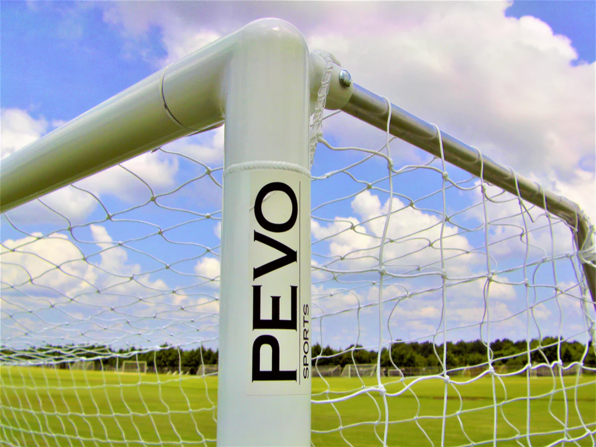 PEVO 4x9 Park Soccer Goals - Front Upper Corner