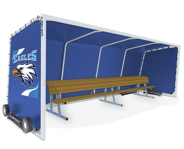 Jaypro Club Team Shelter with Graphics (Bench NOT Included)