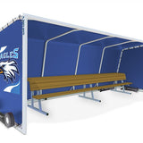 Jaypro Club Team Shelter with Graphics (Bench NOT Included)