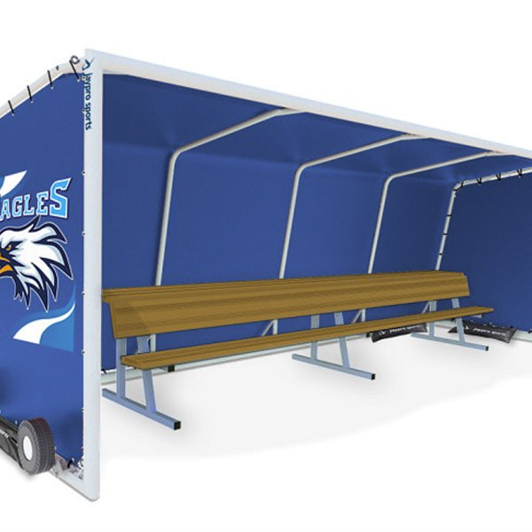 Jaypro Club Team Shelter with Graphics (Bench NOT Included)