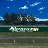 PEVO Covered Team Benches - Forest Green - Print
