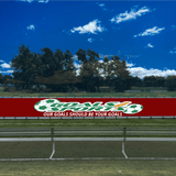 PEVO Covered Team Benches - Maroon - Print