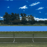 PEVO Covered Team Benches - Sky Blue - No Printing