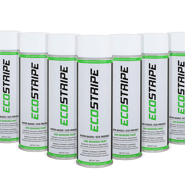 White EcoStripe Field Marking Paint