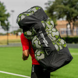 Coach Carrying a Heavy Duty Soccer Ball Bag