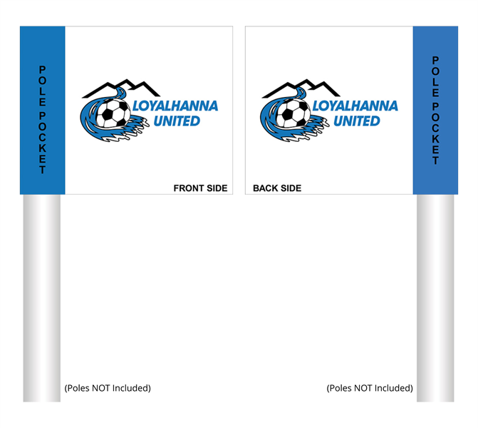 Customized Corner Flags - Loyalhanna United