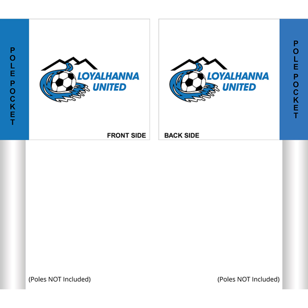 Customized Corner Flags - Loyalhanna United