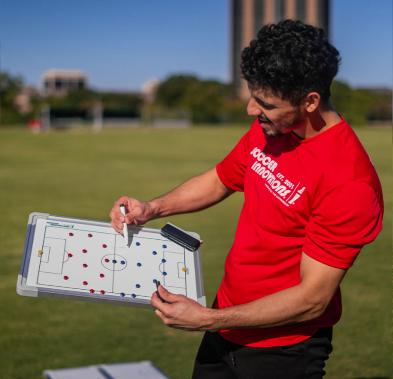 Magnetic Tactics Board - Small Board in Use