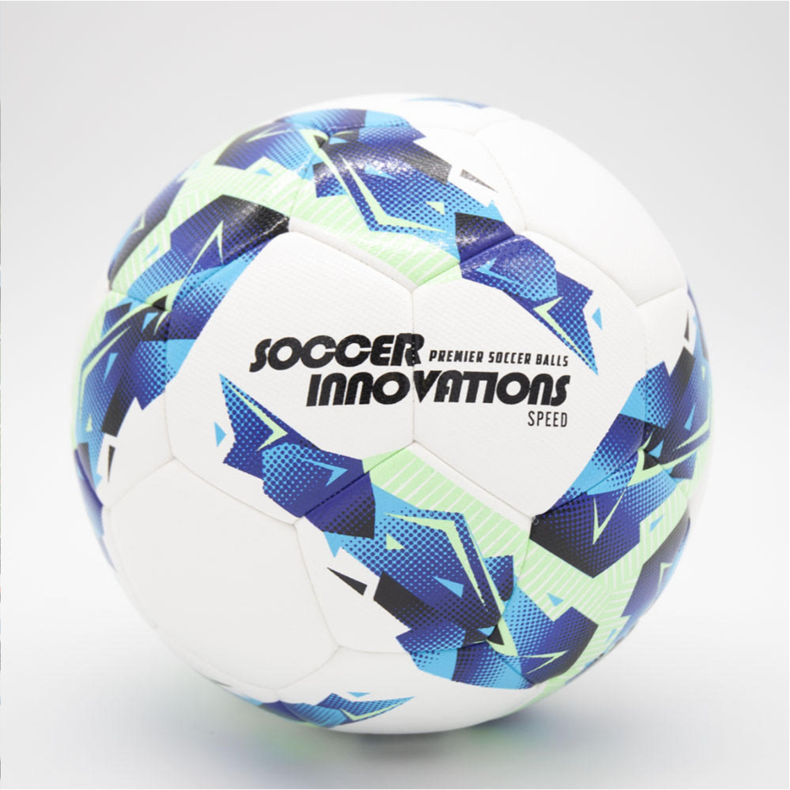Blue, Black & Lime Green NFHS Approved DuelTech Soccer Ball