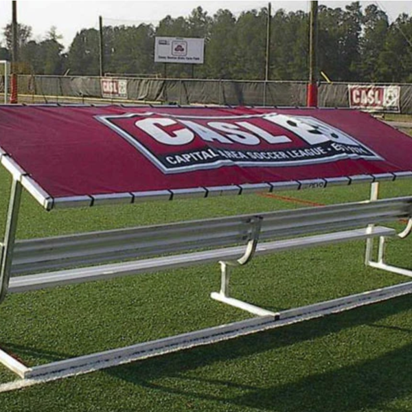 15 ft Covered Team Bench - CASL