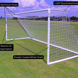 PEVO 8x24 Park Soccer Goal - Description