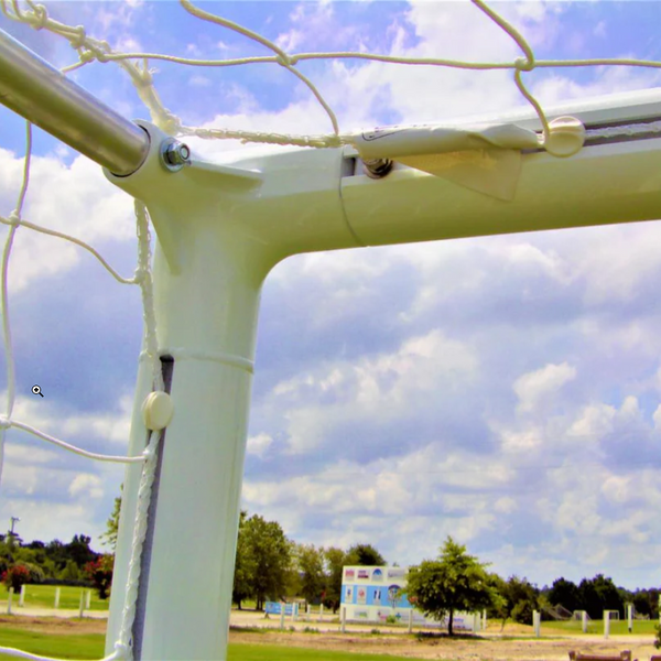 PEVO 8x24 Park Soccer Goal - Top Front Corner