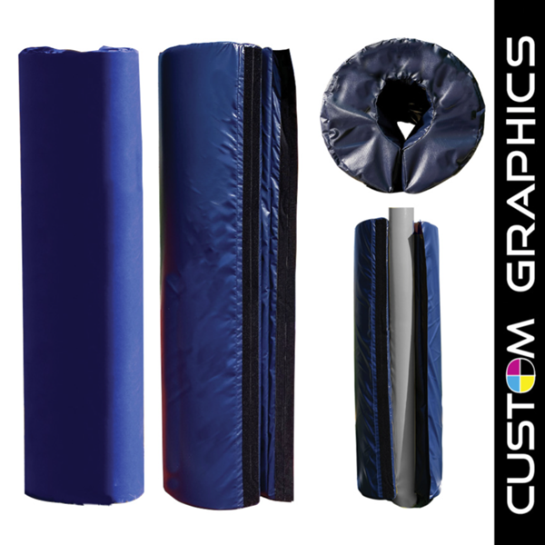 PPP-800 Outdoor Pole Protector Pad – 6" Thick, Fits 6-5/8" Pole – Heavy-Duty Safety Padding