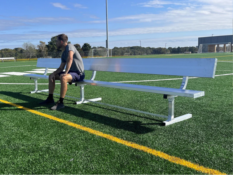 15ft Pevo Team Bench with Backrest