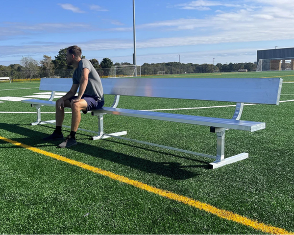 15ft Pevo Team Bench with Backrest