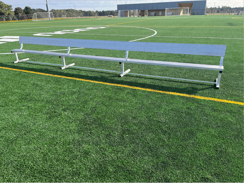 21ft  Pevo Team Bench with Backrest