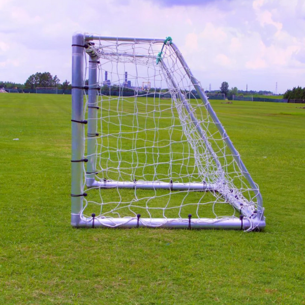 PEVO 4x6 Economy Soccer Goals - Side View