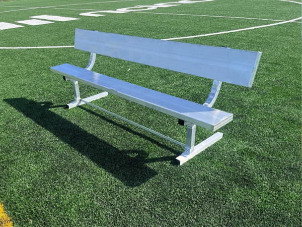 7ft 6in Pevo Team Bench with Backrest
