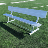 7ft 6in Pevo Team Bench with Backrest