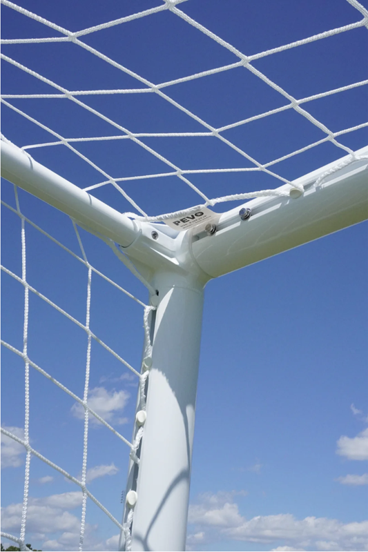 PEVO 7x21 Channel Soccer Goals - Upper Front Corner
