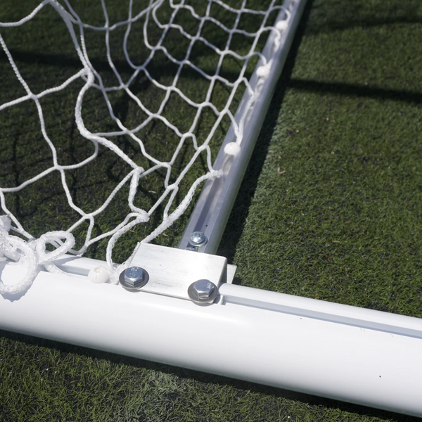PEVO Boxed-in Stadium Goal - Adjustable Ground Bar