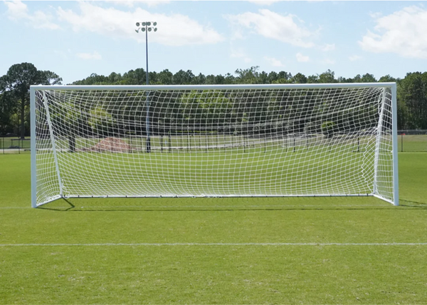 PEVO 8x24 Channel Soccer Goals - Front View