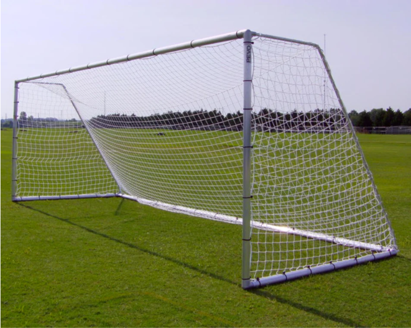 PEVO Economy Soccer Goals - Angle View