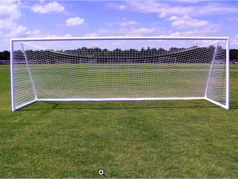 PEVO 8x24 Supreme Soccer Goal - Front View