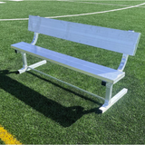 7ft 6in Pevo Team Bench with Backrest