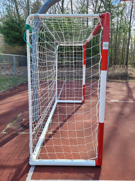 Professional Two-Tone Futsal Goal - Side View