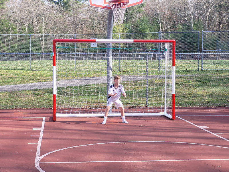 Professional Two-Tone Futsal Goal - Front View