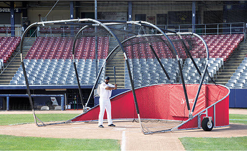 Red Big Bomber Elite Batting Cage