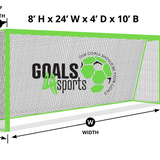 8x24x4x10 Soccer Net