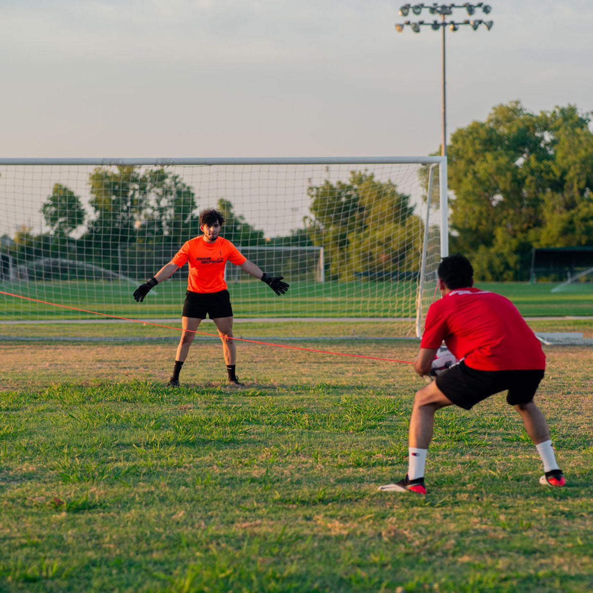 Soccer Goalkeeper Angle Ball  - Adjustments