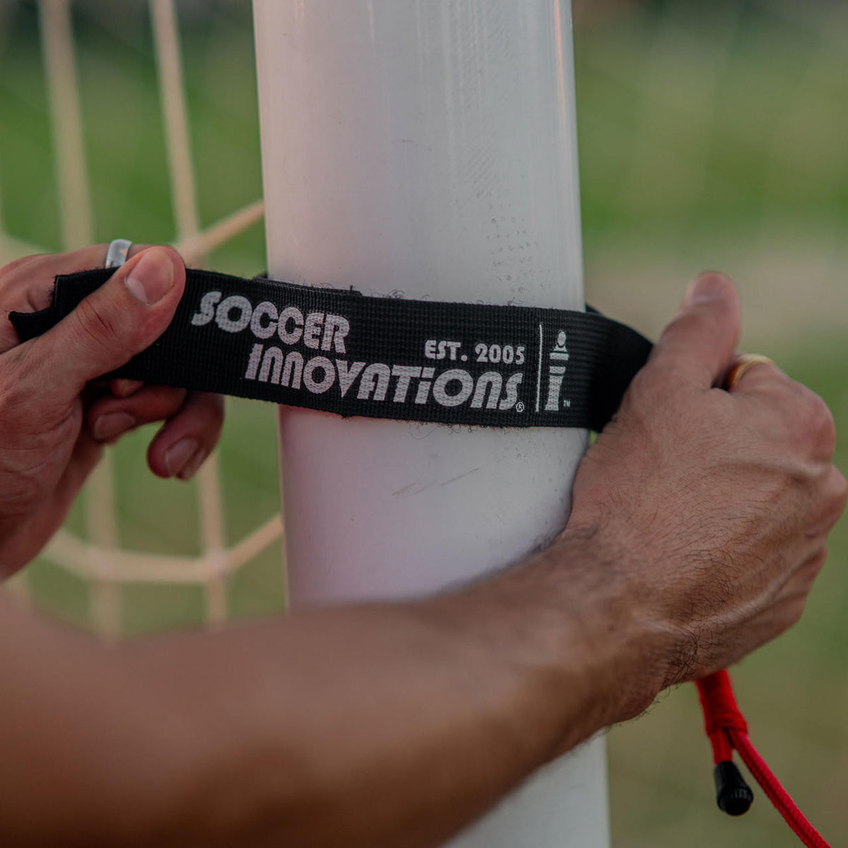 Soccer Goalkeeper Angle Ball - Velcro Strap