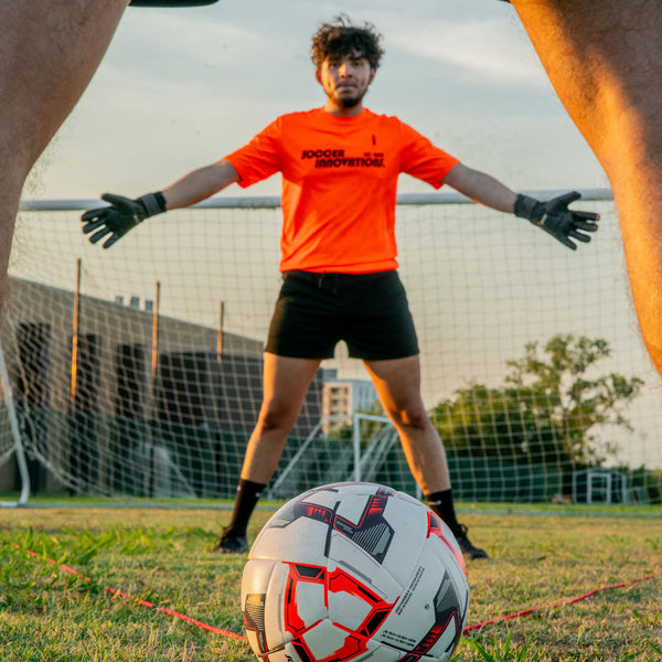 Soccer Goalkeeper Angle Ball - Close-up