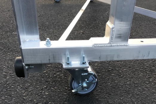 PEVO 3-Row Tip-N-Roll Bleacher Wheels