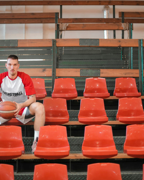 Basketball Player in Seats