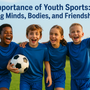 youth soccer team celebrating a goal