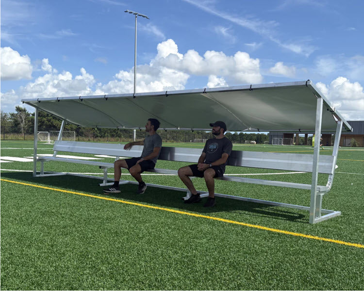 PEVO Covered Team Benches