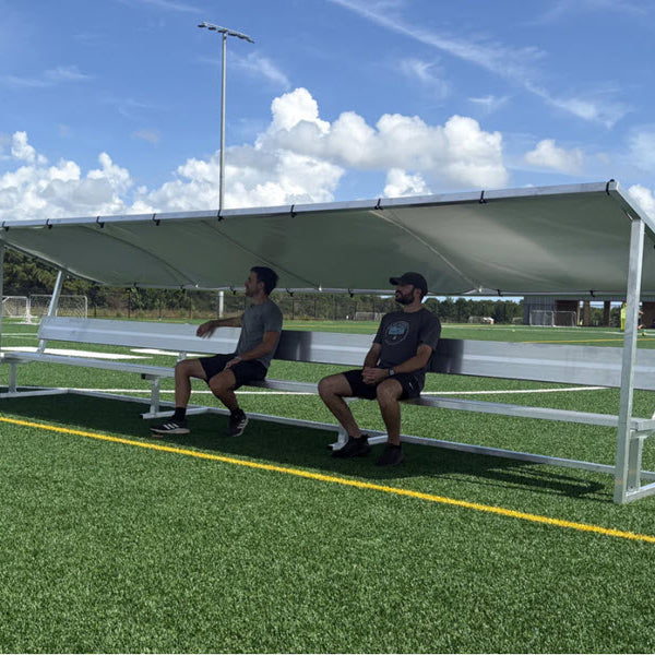 PEVO Covered Team Benches