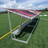 Pevo 21ft Covered Bench - AOGC Signage - Side View